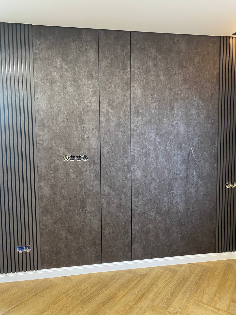 Бамбуковые стеновые панели Бетон