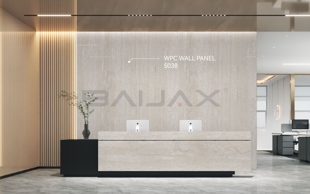 Бамбуковые стеновые панели Травертин