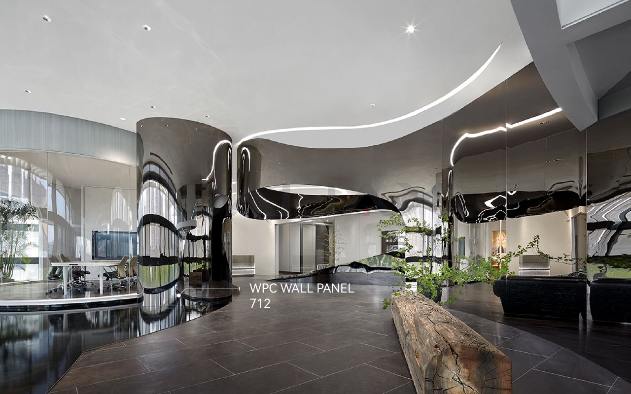 Бамбуковые стеновые панели Зеркало