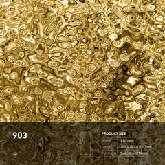 Бамбуковые стеновые панели Золото